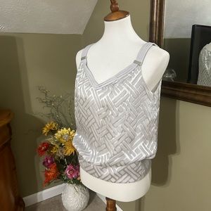 White House Black Market sleeveless blouse